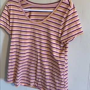 short sleeve striped shirt